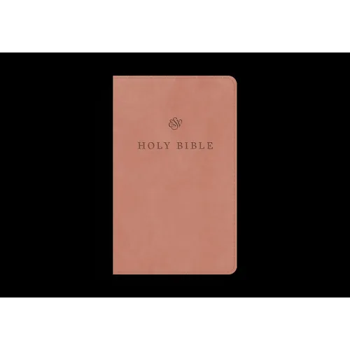ESV Premium Church Bible, Large Print, Red Letter (Trutone, Blush Rose)