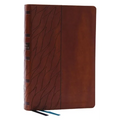 Encountering God Study Bible: Insights from Blackaby Ministries on Living Our Faith (Nkjv, Brown Leathersoft, Red Letter, Comfort Print, Thumb Indexed