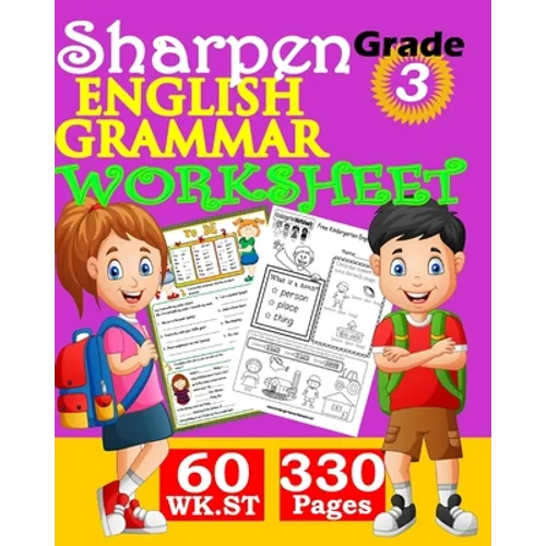 Sharpen English Grammar Worksheets: Grade - 3