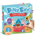 Ditty Bird Happy Birthday Book Interactive Sound Book for Toddlers 1- 3 Musical Gift for Baby 1 Year Old