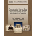 Reconstruction Finance Corp. V. Lustron Corp U.S. Supreme Court Transcript of Record with Supporting Pleadings