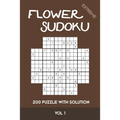 Flower Sudoku extreme 200 Puzzle with solution Vol 1: Variation of Sudoku, which is very similar to Samurai Sudoku. Extremely difficult