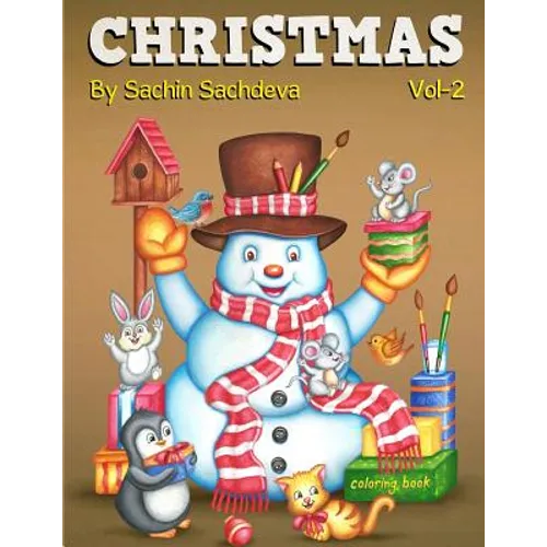 Christmas Coloring Book for Kids: Winter Season Book for Boys & Girls