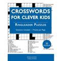 Crosswords For Clever Kids: 50 Crossword Puzzles For Bright and Intelligent Children, Brain Exercise, Vocab Learning