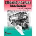 Hidden Picture Line Images: One Color Coloring Book