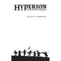 Hyperion: On the Future of Aesthetics, Vol. XVI, No. 1: On the Future of Aesthetics,