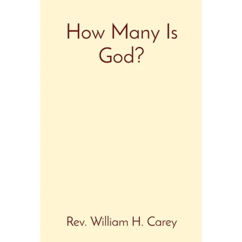 How Many Is God?