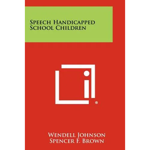 Speech Handicapped School Children