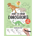 How to draw dinosaurs: 21 step-by-step drawings
