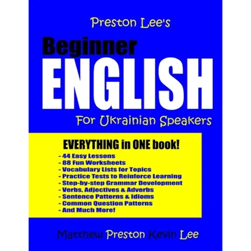 Preston Lee's Beginner English For Ukrainian Speakers