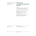 Schweizerisches Idiotikon: Band XVII, Heft 224