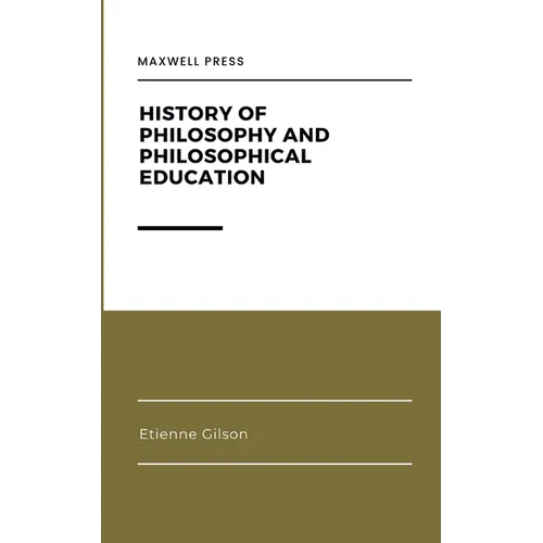 History of Philosophy and Philosophical Education