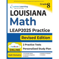 LEAP Test Prep: 8th Grade Math Practice Workbook and Full-length Online Assessments: LEAP Study Guide