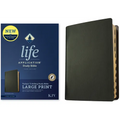 KJV Life Application Study Bible, Third Edition, Large Print (Genuine Leather, Black, Indexed, Red Letter)