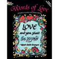 Words of Love Stained Glass Coloring Book