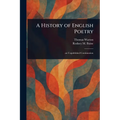 A History of English Poetry