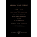 A Geographical History of the State of New York, (1848) embracing its history, government, physical features, climate, geology, mineralogy, botany, zo