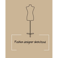 Fashion designer sketchpad: Fashion Sketchpad: 200 Figure Templates for Designing Looks (Sketchpads) YAS!