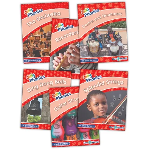 Jolly Phonics Readers Level 1, Our World: In Print Letters (American English Edition)