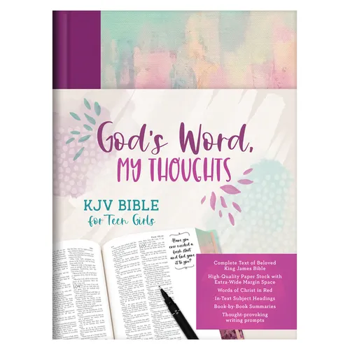 God's Word, My Thoughts KJV Bible for Teen Girls