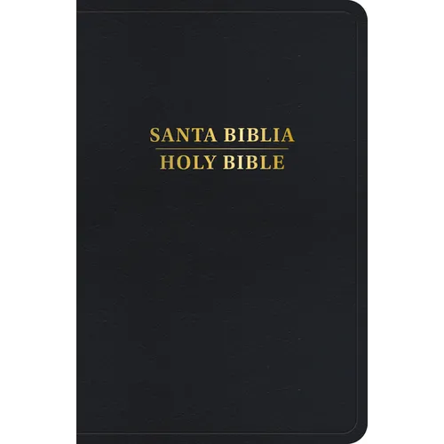 Rvr 1960/KJV Biblia Bilingüe Tamaño Personal, Negro Imitación Piel (Edición 2024)