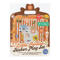 Little Foodies Reusable Sticker Play Set: 30+ Reusable Whataburger Food Stickers and 2 Fold-Out Play & Go Scenes