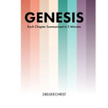 Genesis - In 5 Minutes: A 5 Minute Bible Study Through Each Chapter of Genesis