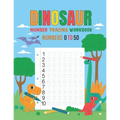 Dinosaur Number Tracing Workbook for kindergarten ages 3 to 5: Dinosaur Number Tracing Practice Workbook for numbers 0 to 50 For Kindergarten Kids Age