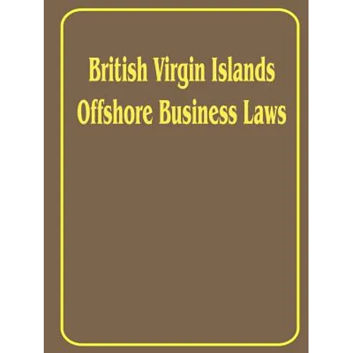British Virgin Islands Offshore Business Laws