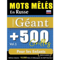 Mots Mêlés En Russe Format Géant: 500 Grilles Pour Les Enfants - Vol.1 - Delta Classics - Édition Géante - 10.000 Mots À Débusquer, Le Défi Ultime !