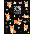 Corgi Planner 2026: Daily Organizer: January-December (12 Months) Beautiful Agenda with Adorable Dogs