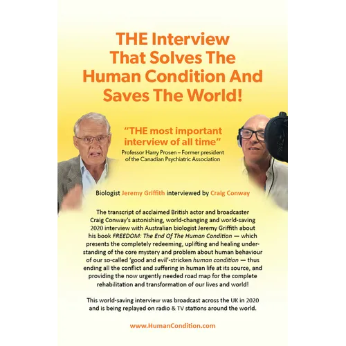 THE Interview That Solves The Human Condition And Saves The World!