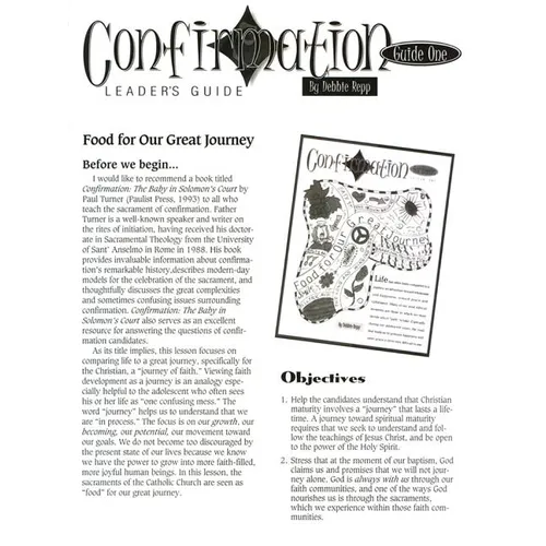 Confirmation for Teens Leader's Guide