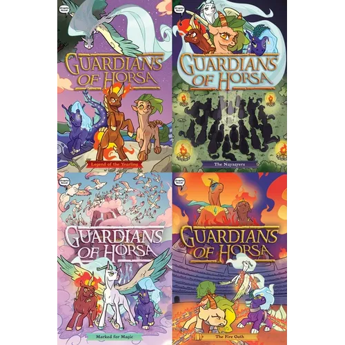 Guardians of Horsa Graphic Novel Collected Set: Legend of the Yearling; The Naysayers; Marked for Magic; The Fire Oath