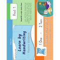 Handwriting Practice Workbook - Numbers from 1 to 50 - Words and Numbers - Print, Level 1: Learn by Handwriting - Children and Adults - N150P1LE