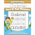 Letter Tracing for Kids Gabriel Trace my Name Workbook: Tracing Books for Kids ages 3 - 5 Pre-K & Kindergarten Practice Workbook