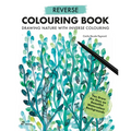 Reverse Coloring Book: Drawing Nature with Inverse Colouring. You Draw the Lines on Beautiful Watercolour Backgrounds