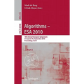 Algorithms - ESA 2010: 18th Annual European Symposium, Liverpool, Uk, September 6-8, 2010, Proceedings