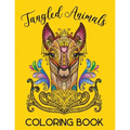 Tangled Animals Coloring Book: Relaxation and Stress-Relieving Animals Coloring Book With Fancy Tangled Designs - Deer, Cat, Lion, Bear, Butterfly, F