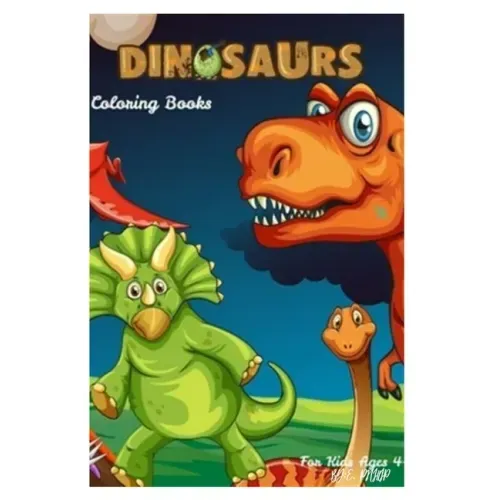 dinosaurs coloring books: book for kids ages 4-8