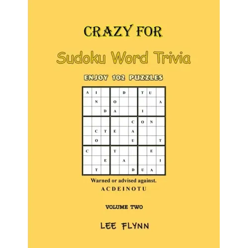 Crazy For Sudoku Word Trivia: Volume Two