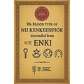 Rh Blood Type of Nii Kenkeenfior Descended from Enki