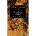 Calvin's Doctrine of the Knowledge of God