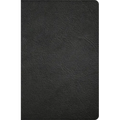 KJV Thinline Bible, Black Genuine Leather