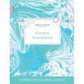 Adult Coloring Journal: Cocaine Anonymous (Mandala Illustrations, Turquoise Marble)