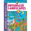 Creative Haven Insanely Intricate Entangled Landscapes Coloring Book