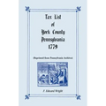 Tax List of York County, Pennsylvania, 1779