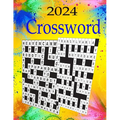 2024 Crossword Puzzle book: 100 Large Print Crossword Puzzles For Adults, Teens And Seniors With Solutions,