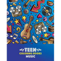 Teen Coloring Books: Music: Detailed Designs Of Guitars, Violins, Drums And More, Stress Relief Patterns, Coloring Book For Older Girls, Bo
