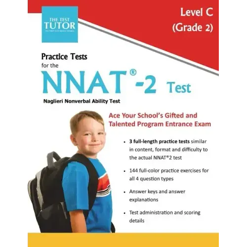 Practice Tests for the NNAT 2 Test - Level C: Grade 2